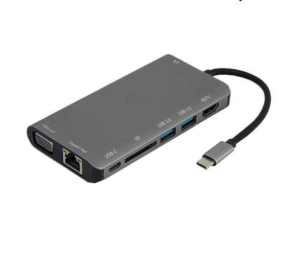 K-NET  K-MFCMS908 Docking Station Type-C