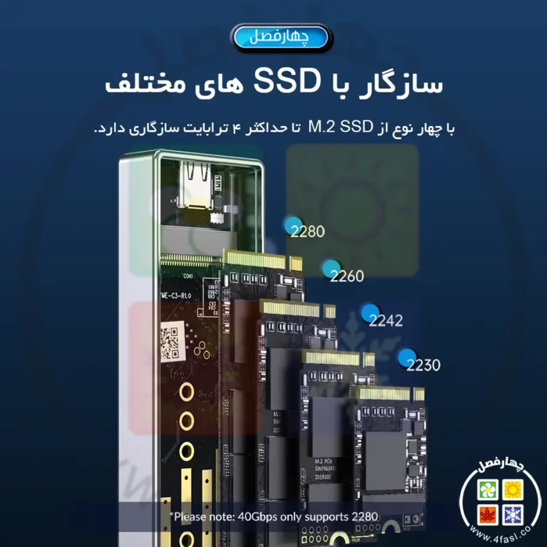 باکس اس اس دی m.2 اوریکو مدل FV15C3-G2