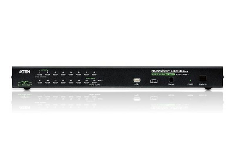 در میان سایر ویژگی های برجسته CS1716i، حالت Panel Array Mode توانایی نظارت بر 16 سرور در هر سوئیچ را فراهم می کند. در حالی که ویژگی Mouse DynaSync™ به طور خودکار حرکات اشاره گر ماوس محلی و راه دور را برای همترازی کامل بدون توجه به تنظیمات شتاب ماوس در سرور، همگام می کند