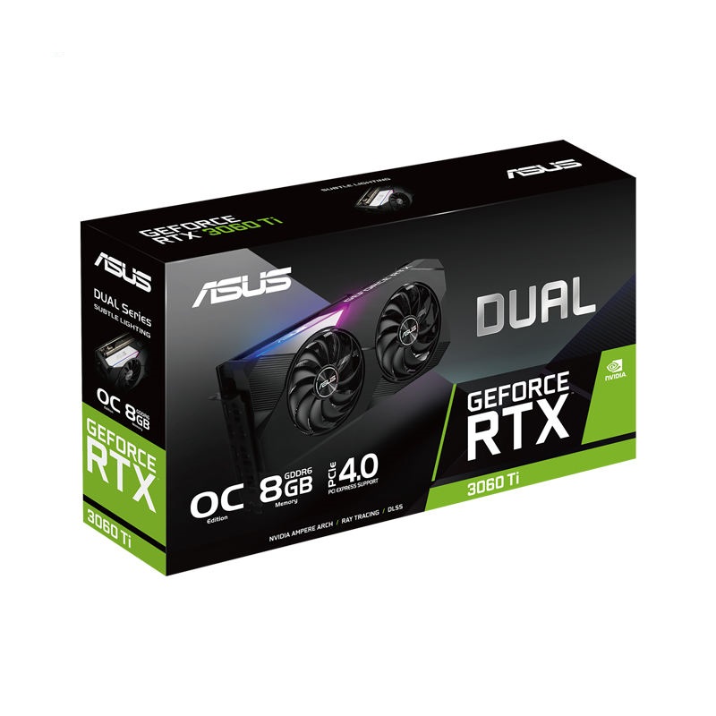 کارت گرافیک ایسوس DUAL-RTX3060TI-O8G حافظه 8 گیگابایت GDDR6