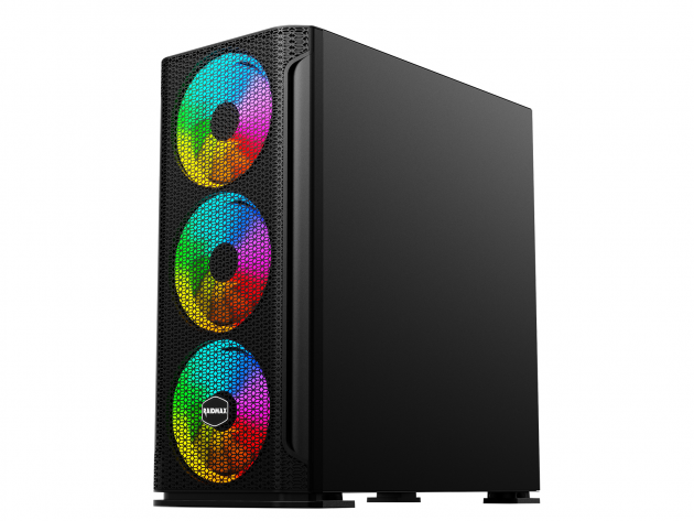 - سه فن 140 میلیمتری RGB در پنل جلویی نصب شده است