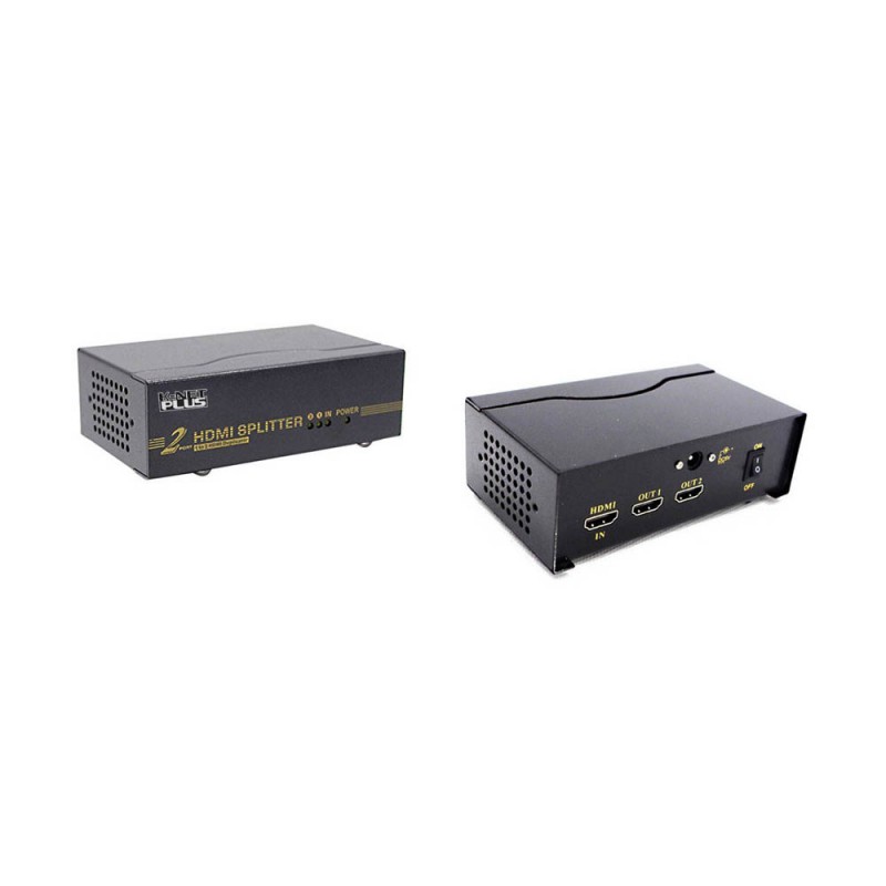 اسپلیتر 2 پورت HDMI 1.4 کی نت پلاس – مشکی