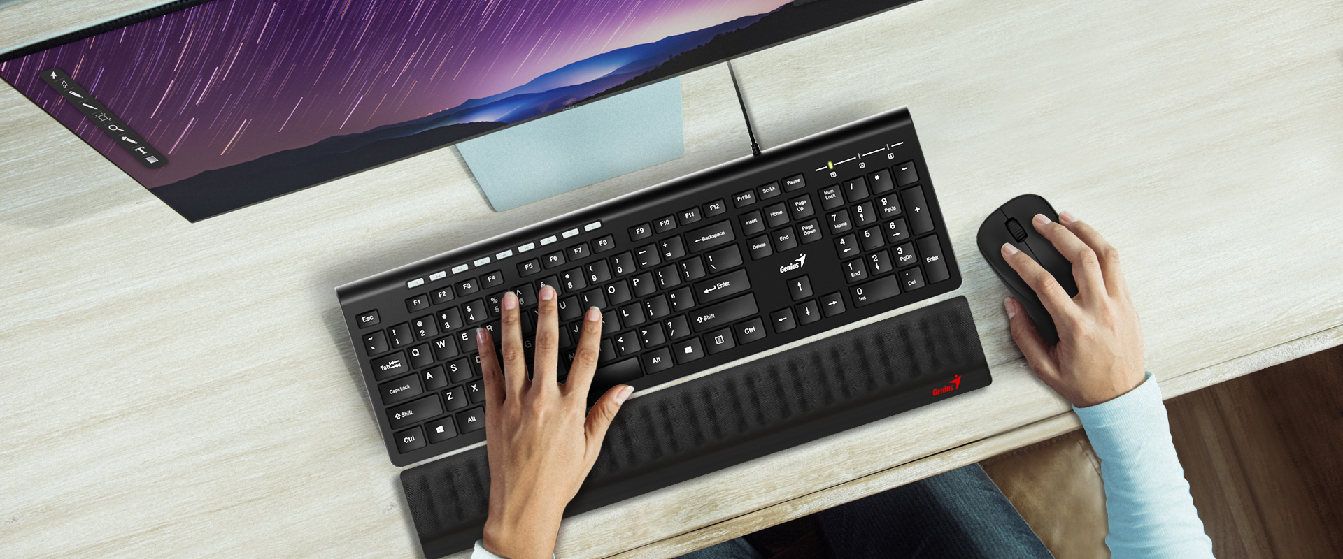 کیبورد جنیوس مدل Genius SLIMSTAR 230