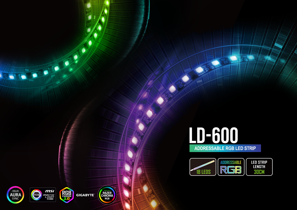 نوار ال ای دی ریدمکس Raidmax LD-600 RGB LED