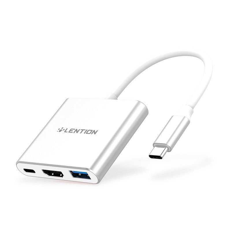 مبدل Type-C لنشن C14 نقره ای
