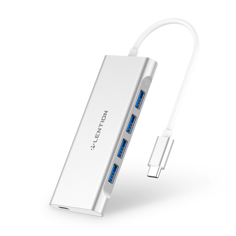 هاب Type-C لنشن C31 نقره ای