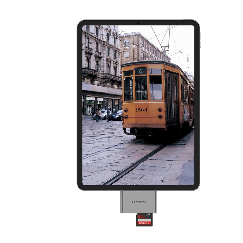 کارت خوان Type-C لنشن CS15 خاکستری