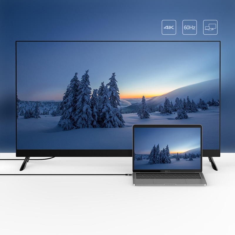 همینطور برای استفاده از کابل لنشن CU-707 به واسطه برخورداری از تکنولوژی Plug and Play، بی نیاز از نصب نرم افزار هستید و توسط دستگاه ها به صورت اتومات شناسایی میشود. همچنین این محصول با NEW iPad Pro 11/12.9 در حالت آینه و Extend سازگاری دارد. به علاوه در صورت استفاده از نرم افزارهای کاربردی همچون Adobe Lightroom  در حالت Extended  desktop قابل استفاده است.