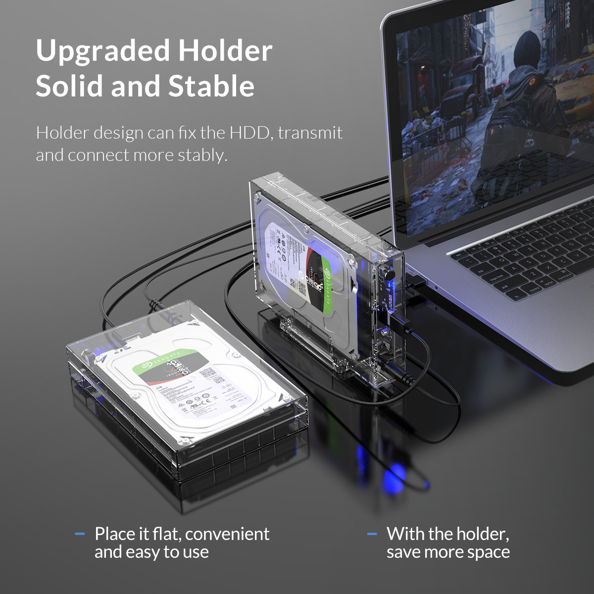 باکس هارد 3.5 اینچی شفاف ORICO 3159U3 با هولدر