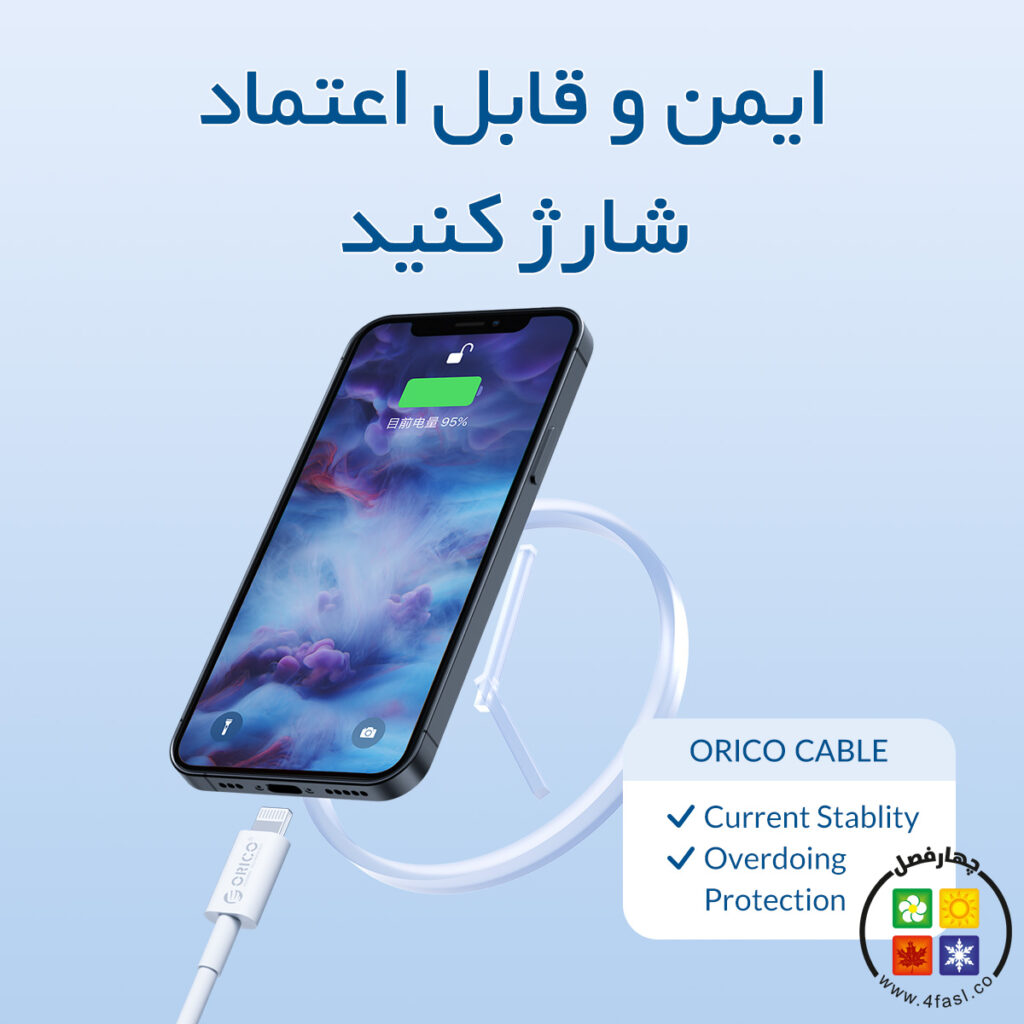 کابل Type-C به Lightning مدل  CL01