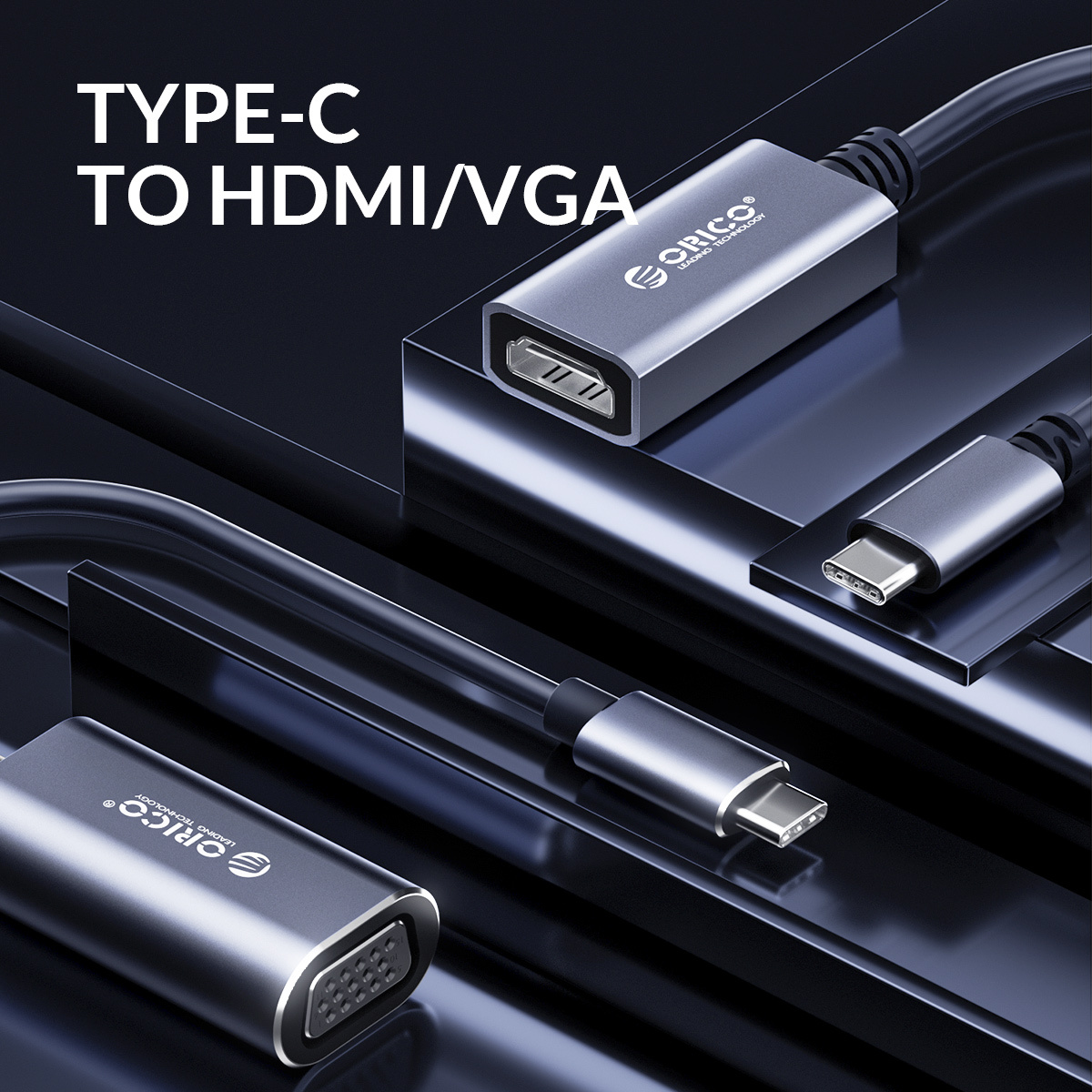 تبدیل Type-C به VGA اوریکو مدل ORICO CTV