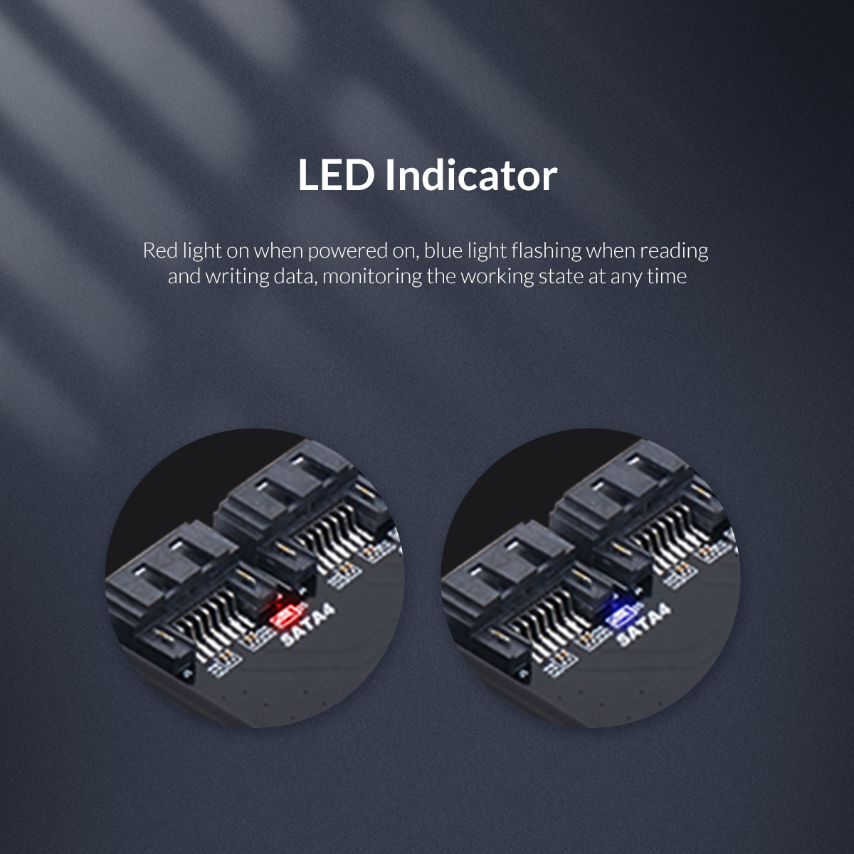 دارای نشانگر LED