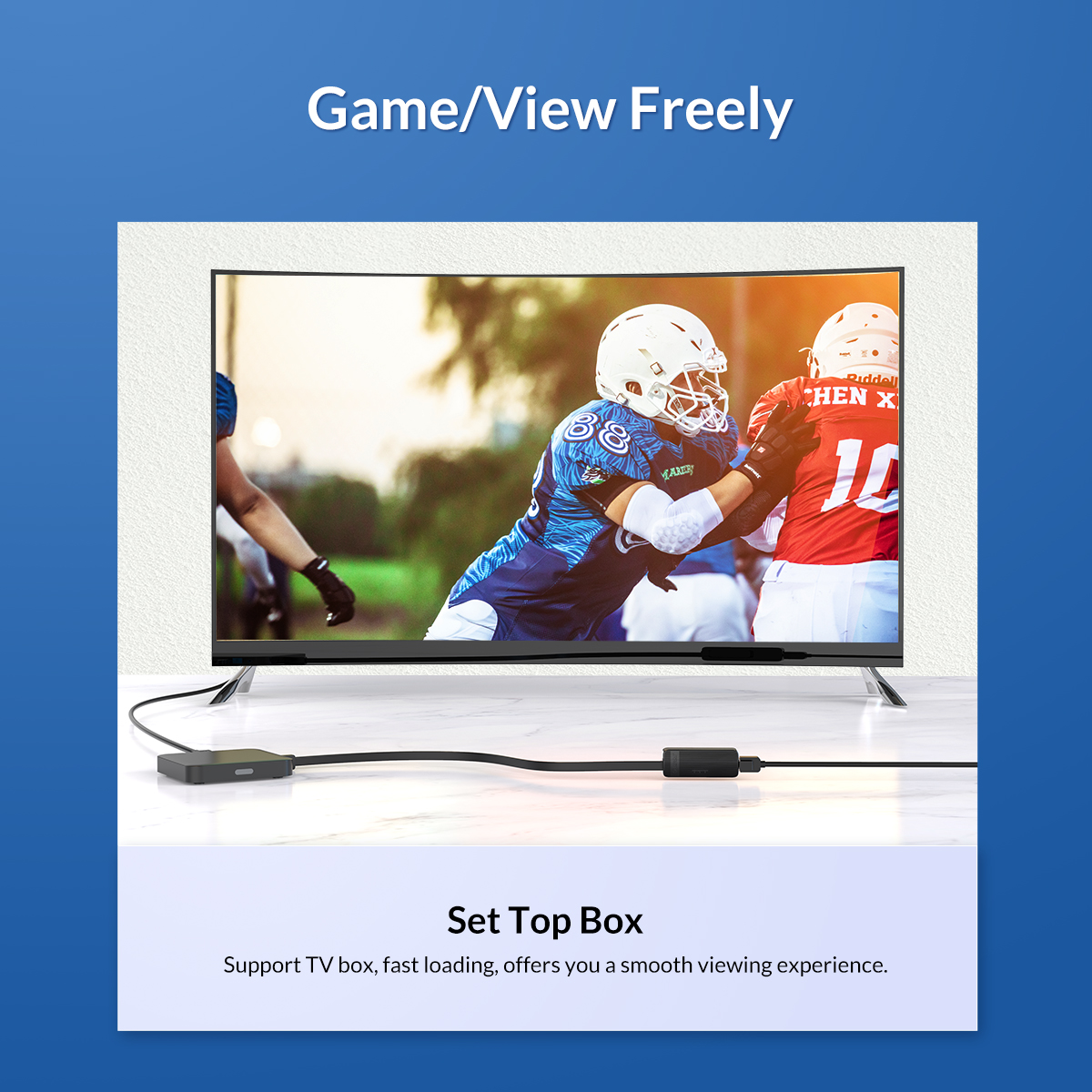 پشتیبانی از TV box