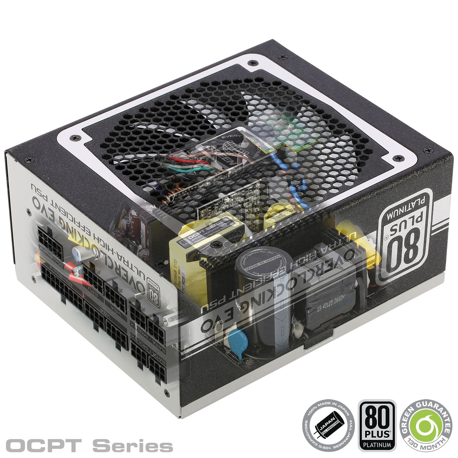 پاور 80 پلاس پلاتینیوم گرین مدل GP850B-OCPT