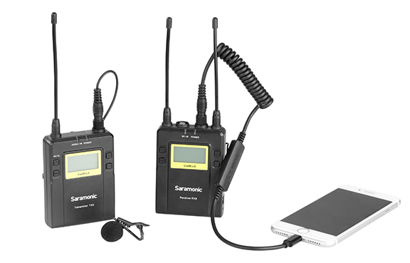 کابل تبدیل سارامونیک Saramonic LC-C35 جهت اتصال یک سیستم میکروفون 3.5 میلی متری TRS به یک دستگاه iOS مانند آیفون یا آی پد مورد استفاده قرار می گیرد