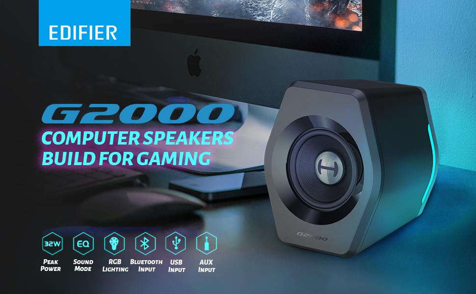 اسپیکر گیمینگ و بلوتوثی ادیفایر Edifier G2000 مشکی