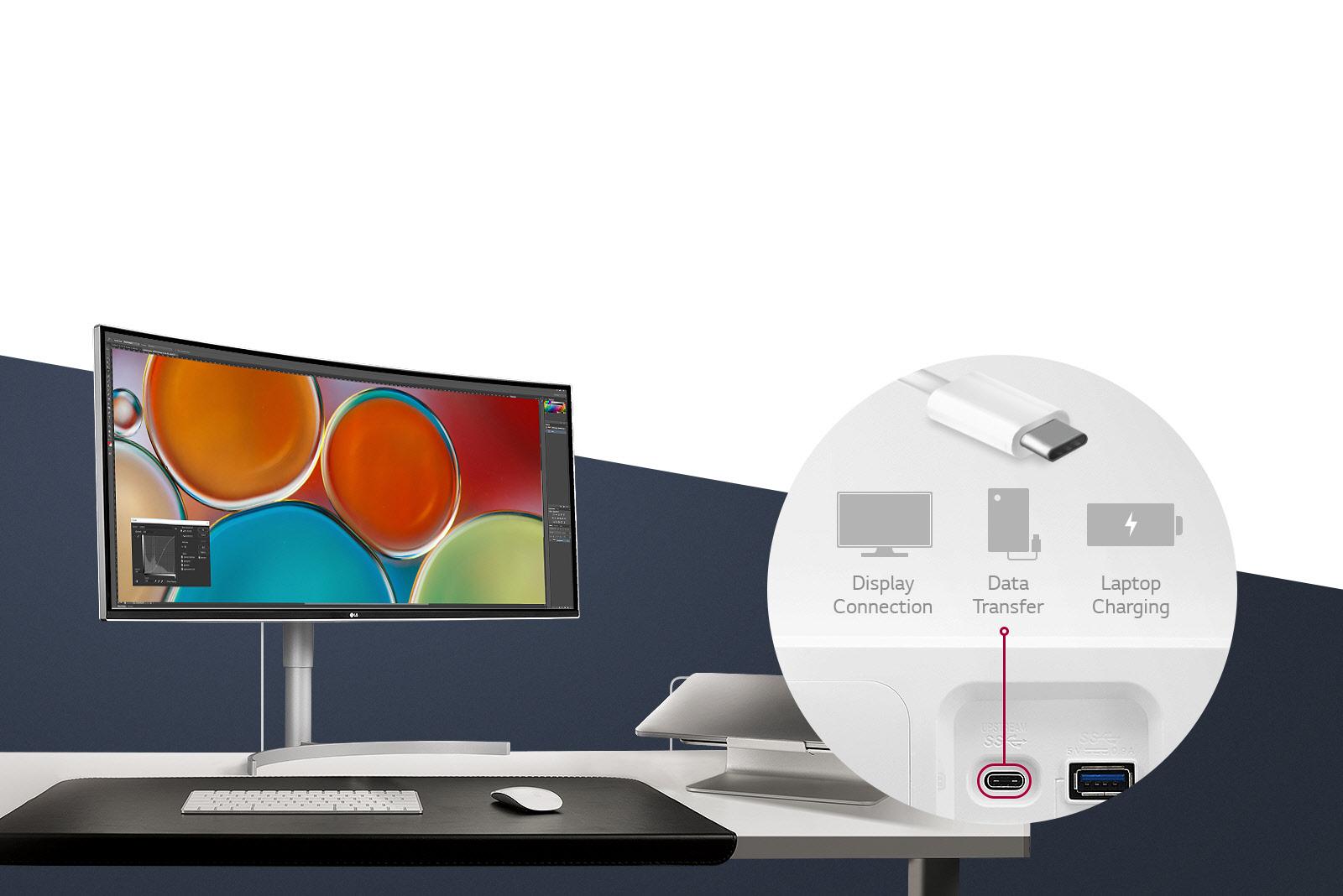 LG 38WK95C-W